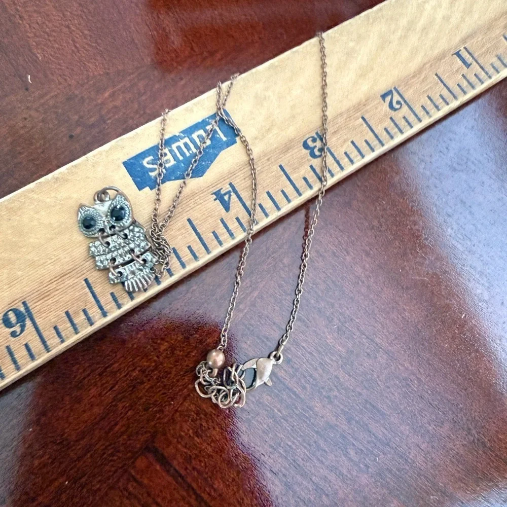 Vintage Owl Necklace